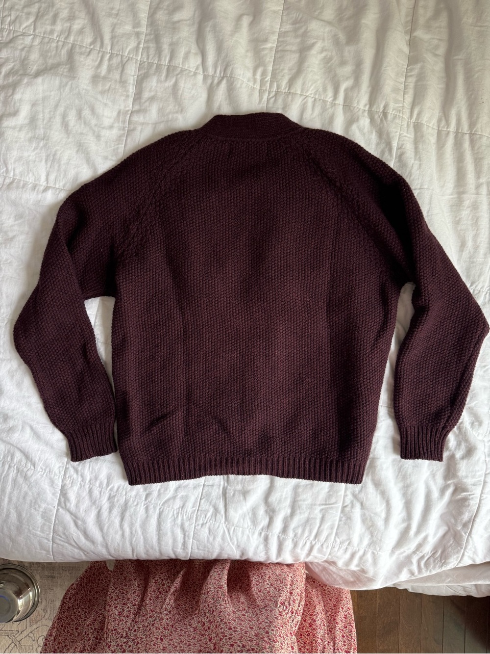 L’Envers Chunky Cable Knit Merino Cardigan - Picture 3 of 3